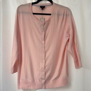 Talbots Light Pink Cardigan